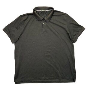 Members Mark Men's Polo Shirt Size XXL Gray Classic Fit Stretch Cotton Blend EUC